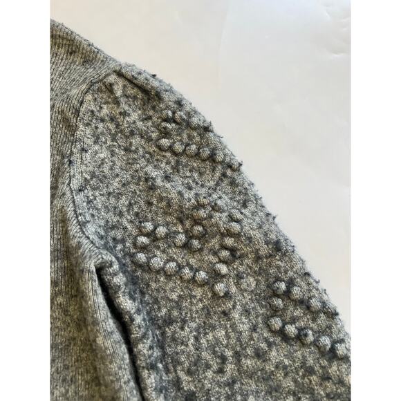 Splendid Womens XL Gray Textured Knit Sweater Cottagecore Lagenlook Boho - Picture 14 of 16